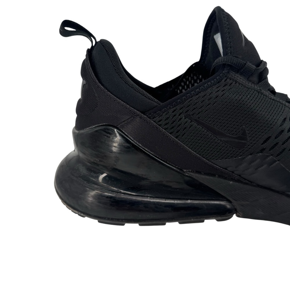 Nike Air Max 270 Black Mesh Sneakers Men’s Size 12.5 Running Shoes - Picture 11 of 13